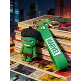 3D PVC Figure Keychain - Marvel - Angry Chibi Hulk