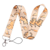 Lanyard - Orange Cats in Various Poses