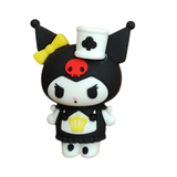 3D PVC Figure Keychain - Kuromi - Wonderland Queen