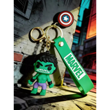 3D PVC Figure Keychain - Marvel - Chibi Hulk Angry Variant 3