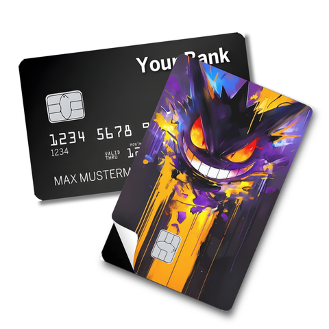 Credit Card Skin Sticker - Pokémon - Gengar