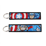 Embroidery Keychain - Marvel - Captain America