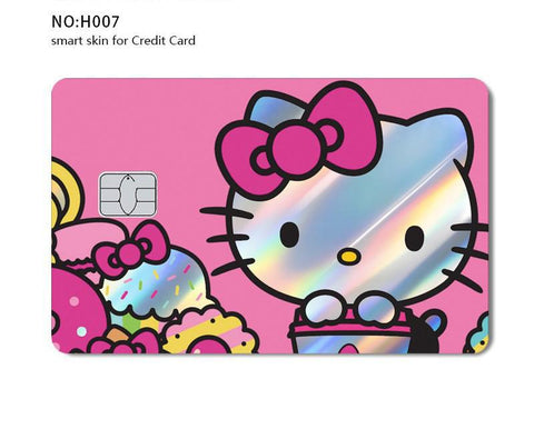 Credit Card Skin Sticker - Sanrio - Hello Kitty Holographic
