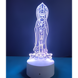 3D LED Night Light - Nanhai Guanyin