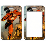 ID Card Badge Holder - DC Comics - The Flash Running Through City Street