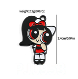 Bracelet Charm - The Nightmare Before Christmas - Sally in red dress with bow