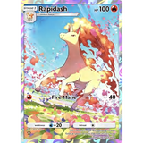 Card Keychain - Pokémon - Rapidash basic full art