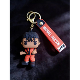 3D PVC Figure Keychain - Michael Jackson - Thriller Outfit Figure
