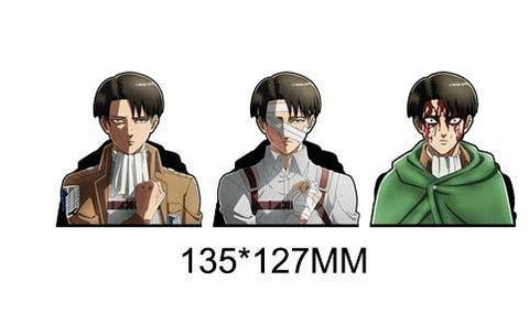 3D Lenticular Sticker - Attack On Titan - Levi Ackerman