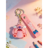 3D PVC Figure Keychain - Lilo & Stitch - Angel Crying