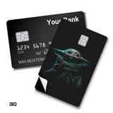 Credit Card Skin Sticker - Star Wars - Grogu Dark Gaze