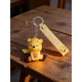 3D PVC Figure Keychain - Winnie the Pooh - Pooh Off-white Hoodie