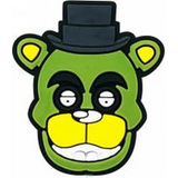 Crocs Charm - Five Nights at Freddy's - Phantom / Green Freddy Head With Hat