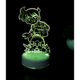 3D LED Night Light - Detective Conan - Conan Edogawa on skateboard