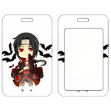 ID Card Badge Holder - Naruto - Chibi Itachi Uchiha With Black Crows