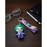 3D PVC Figure Keychain - Batman Joker - Chibi Joker Arms Open