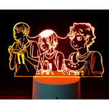 3D LED Night Light - Haikyuu!! - Melon-eating bystanders / Characters