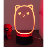 3D LED Night Light - Princess Bear