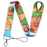 Lanyard - Capybara Cartoon
