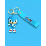 3D PVC Figure Keychain - Sonic the Hedgehog - Sonic Holding Chaos Emerald