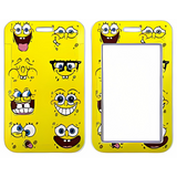 ID Card Badge Holder - SpongeBob SquarePants - SpongeBob Faces Yellow Pattern