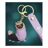 3D PVC Figure Keychain - Elio - Pootran Wide Mouth Grin