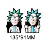 3D Lenticular Sticker - Rick and Morty - Rick Sanchez Middle Finger