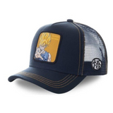 Baseball Cap - Dragon Ball - Super Saiyan Goku Navy Mesh Trucker