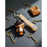 3D PVC Figure Keychain - Tom and Jerry - Jerry Musketeer