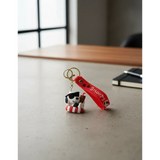 3D PVC Figure Keychain - Peanuts - Snoopy Sunglasses Float Drink