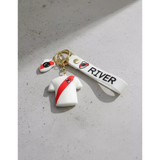 3D PVC Figure Keychain - Football Club - River Plate Home Jersey