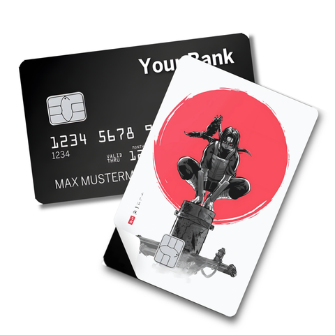 Credit Card Skin Sticker - Naruto - Sasuke Uchiha