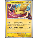 Card Keychain - Pokémon - Zapdos basic Team Rocket's, 2025 copyright date