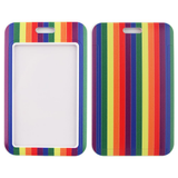ID Card Badge Holder - Rainbow Stripes