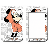 ID Card Badge Holder - Mickey & Friends - Mickey Mouse In Orange Hoodie And Cap