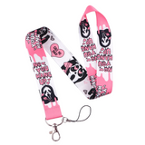 Lanyard - Scream - Ghostface Pink Drip No You Hang Up