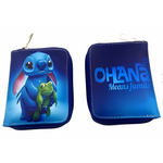 Zippered Short Wallet - Disney - Lilo & Stitch - Ohana Means Family