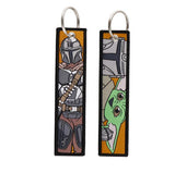 Embroidery Keychain - Star Wars - The Mandalorian and Grogu (Baby Yoda)
