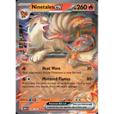 Card Keychain - Pokémon - Ninetales ex Illustration Rare