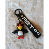 3D PVC Figure Keychain - Italian Brainrot - Pingu Red Goggles