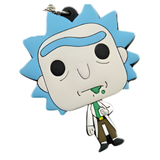 Rick and Morty Rick Sanchez Face PVC keychain