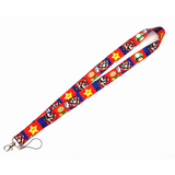 Lanyard - Super Mario Bros. - Mario Classic Power-Ups Red Blue