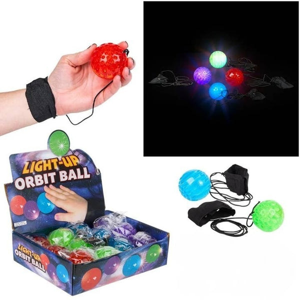 Light-Up Toy - Orbit Ball 2.4 Inch (Random Color)
