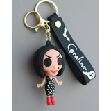 3D PVC Figure Keychain - Coraline - Other Mother Polka Dot Dress With Red Boots
