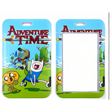 ID Card Badge Holder - Adventure Time - Finn And Jake Running