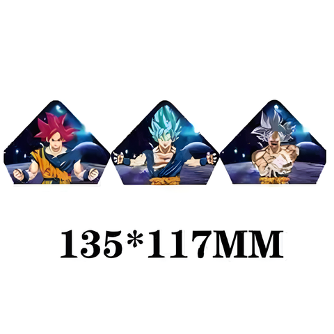 3D Lenticular Sticker - Dragon Ball - Goku Super Saiyan God, Super Saiyan Blue & Ultra Instinct