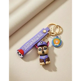 3D PVC Figure Keychain - Paw Patrol - Chibi Chase Sitting Police