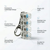 Fidget Toy - Mechanical Keyboard Switch Keychain With LED