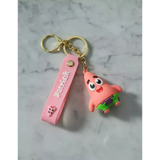 3D PVC Figure Keychain - SpongeBob SquarePants - Patrick Star In Swim Trunks
