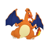 Pokémon Charizard with wings spread keychain PVC keychain